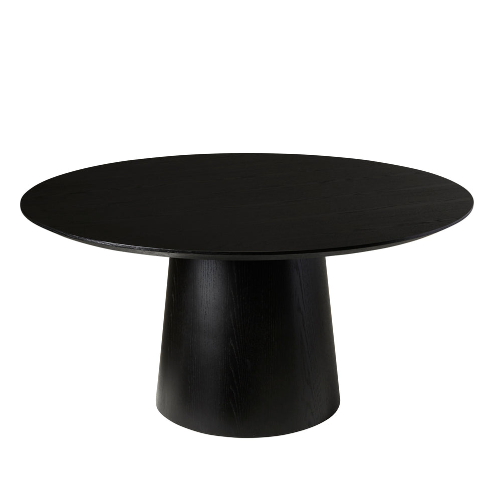 Pippa Round Dining Table Large in Black