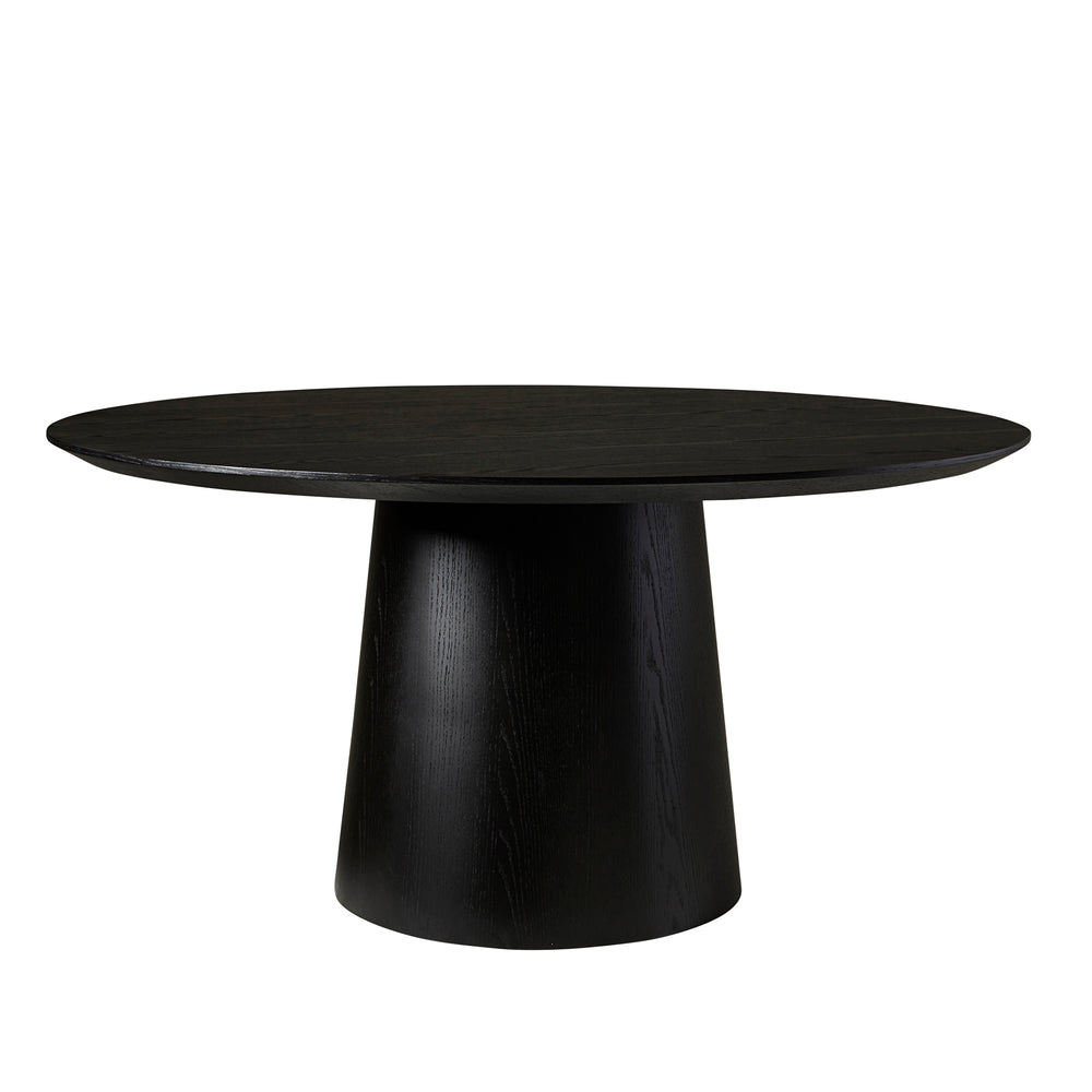 Pippa Round Dining Table Large in Black