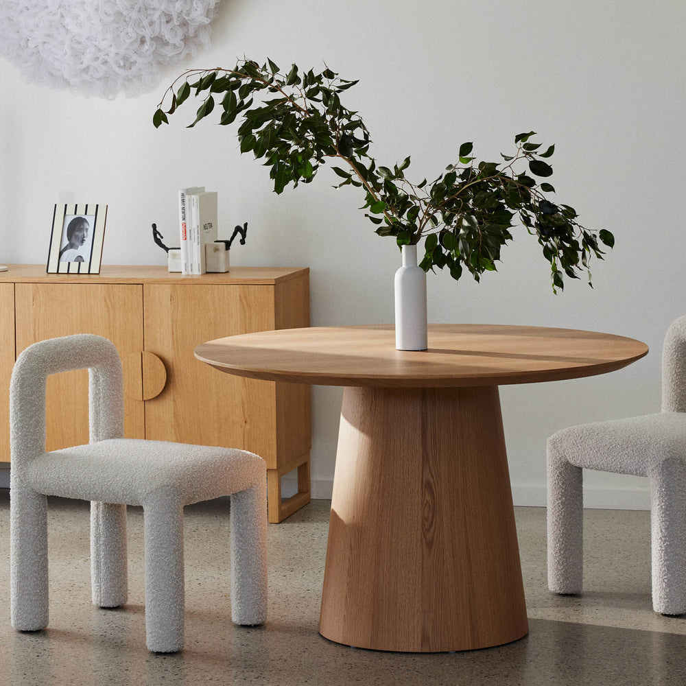 Pippa Round Dining Table Small in Natural