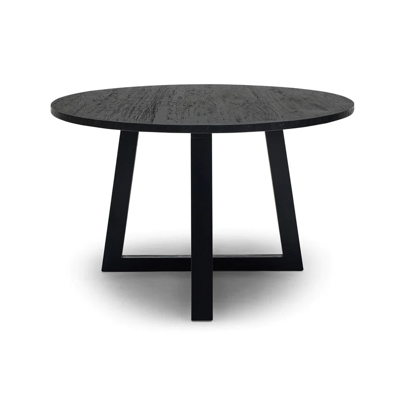 Treeline Oval Dining Table in Black Oak