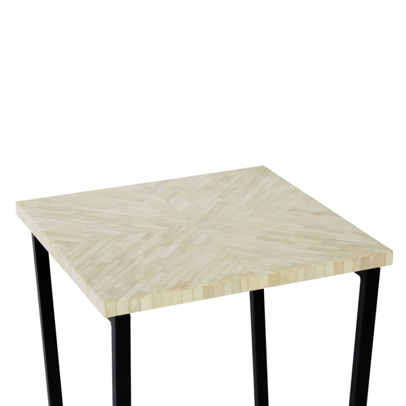 Alto Bone Inlay Side Table