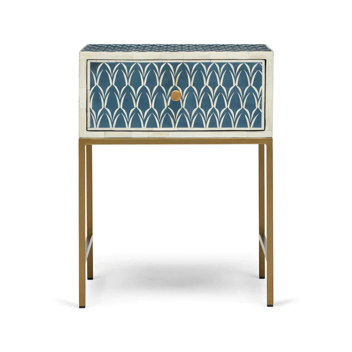 Tasma Bone Inlay Side Table