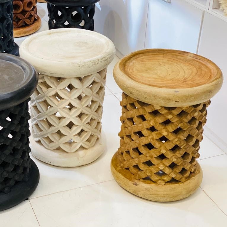 Bamileke Side Table in Natural