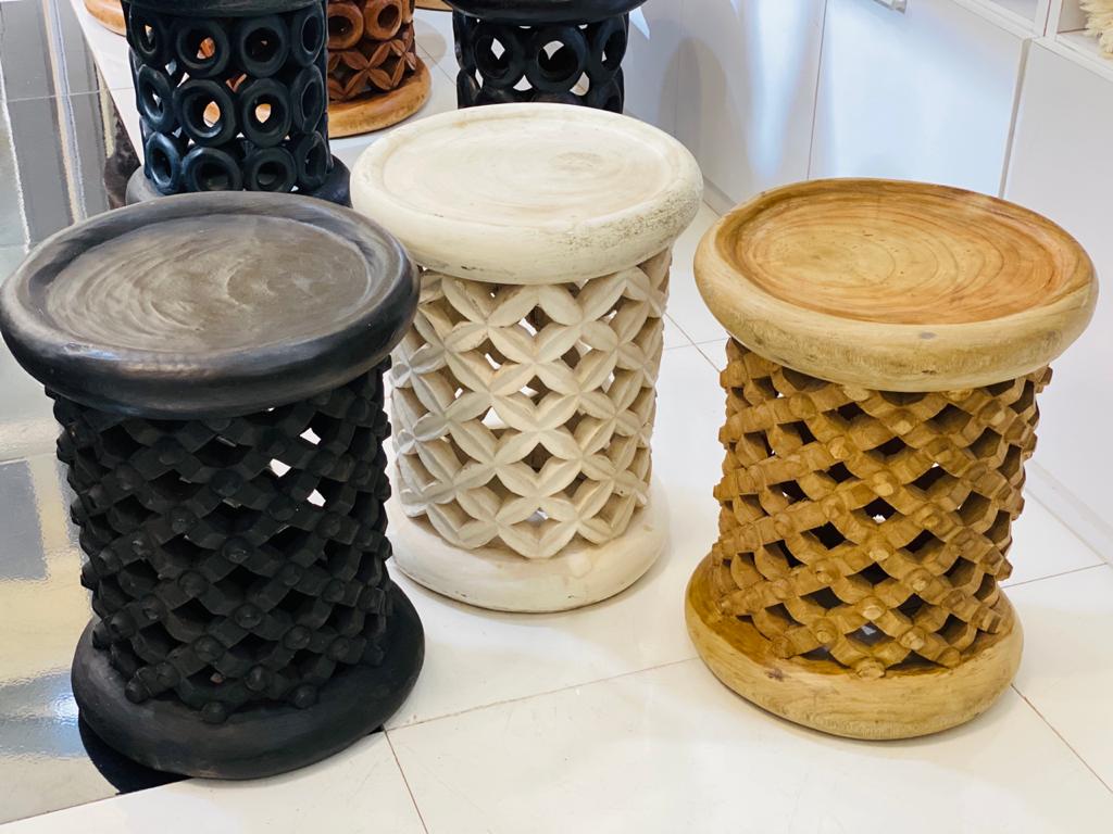 Bamileke Table in Black