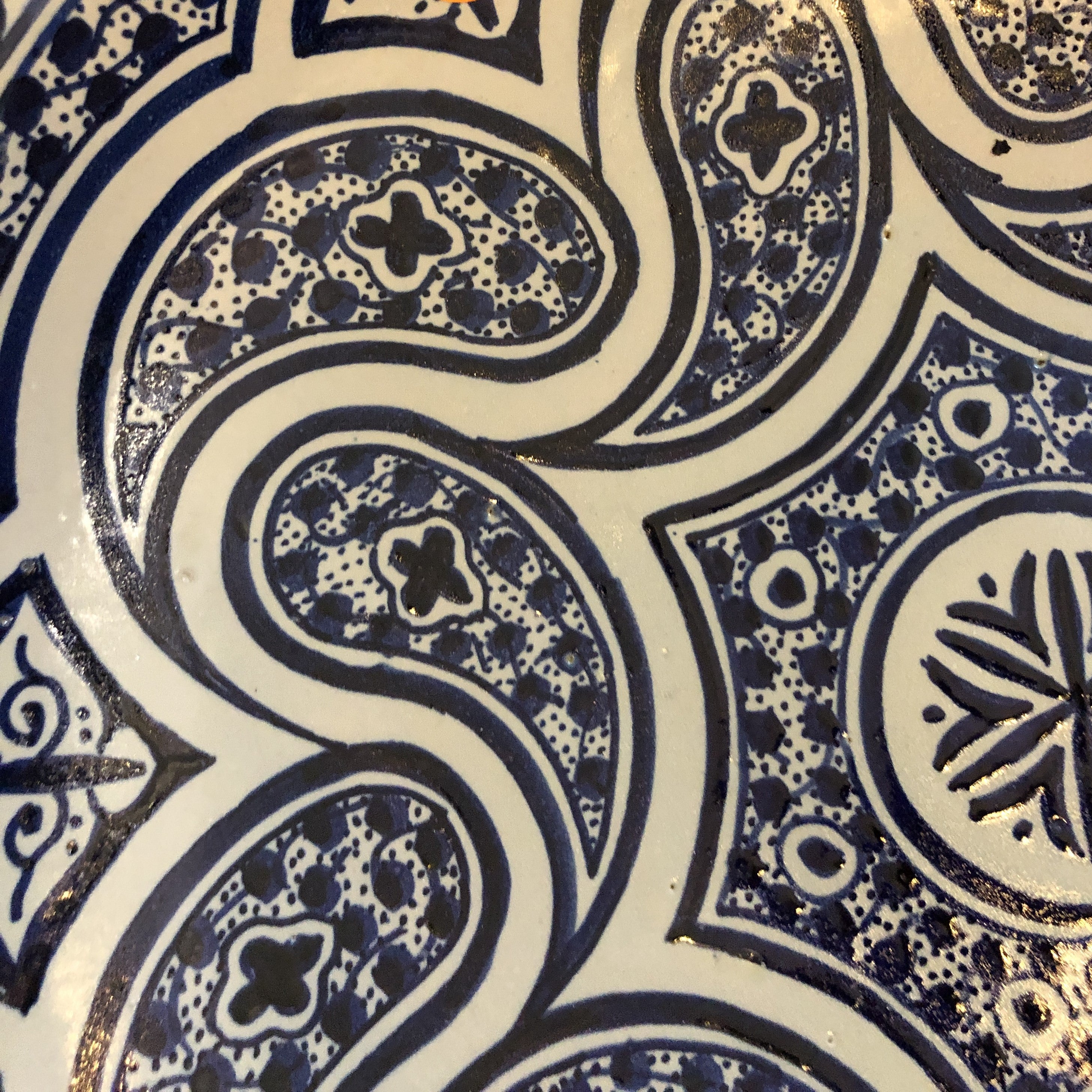 Safi Ceramic Basin in Blue
