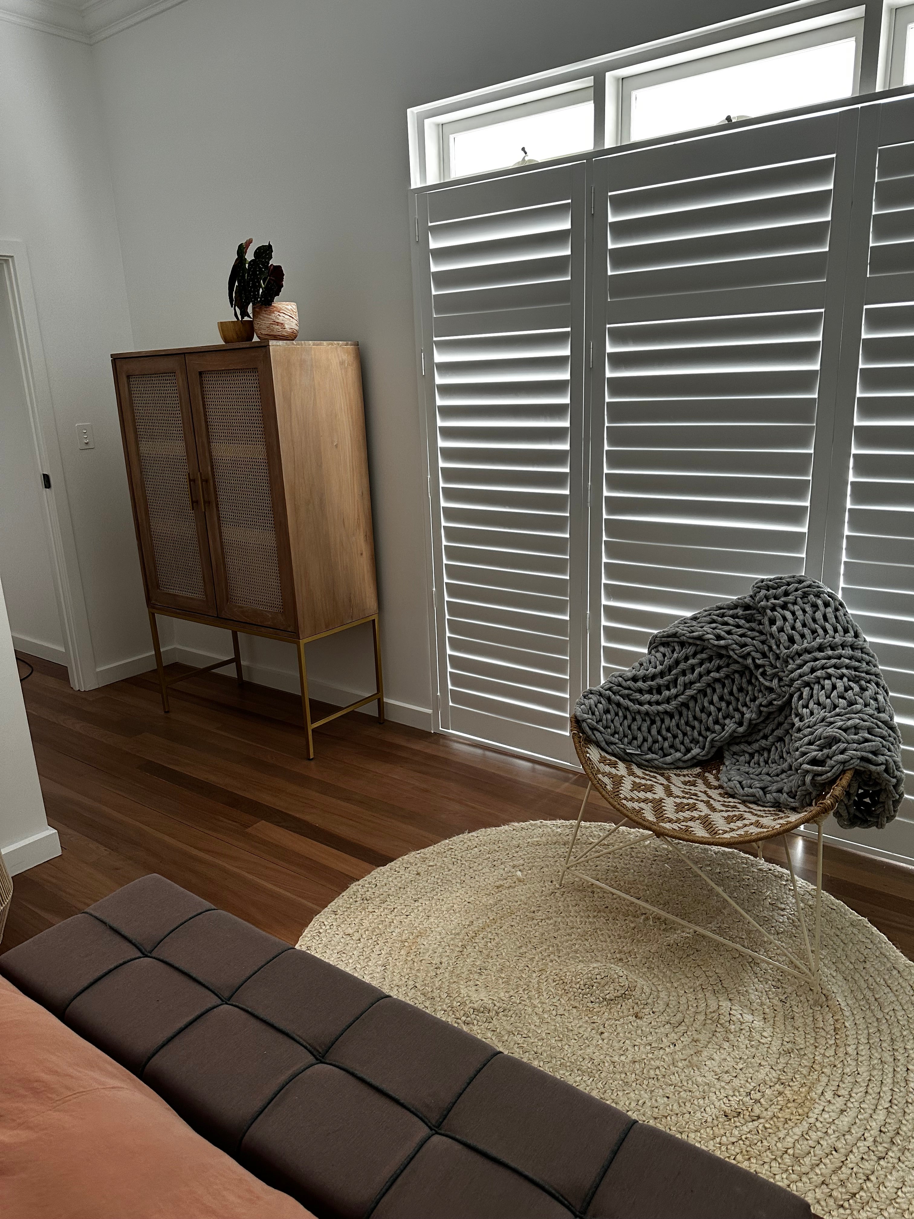 Aranga Timber & Rattan Cabinet