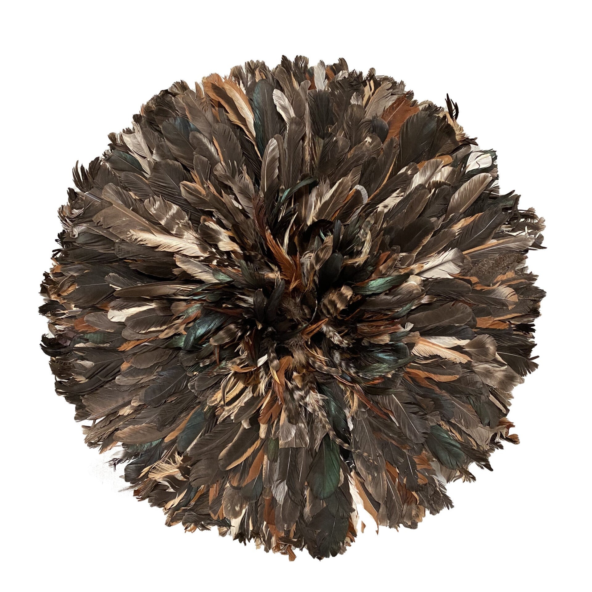Small Bamileke Feather Juju Headdress
