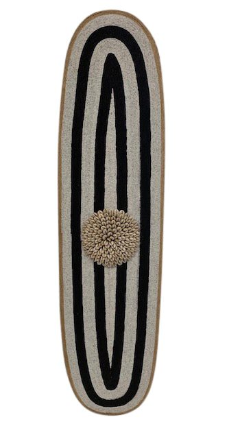 Long Beaded Shield with Shells