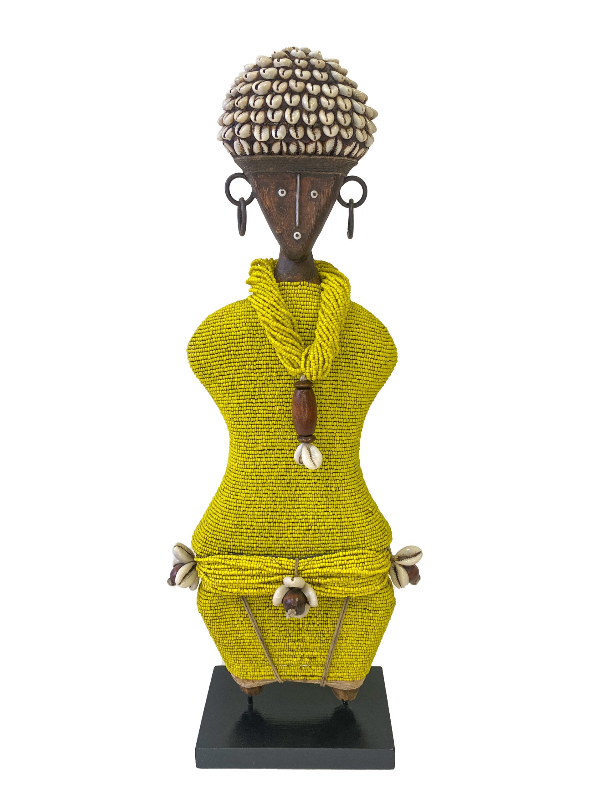 Ndamji Beaded Doll in Yellow
