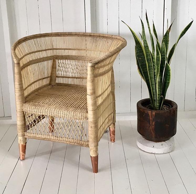 IN STOCK - Genuine Malawi Chair in Natural