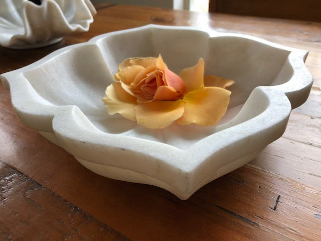 Petal Marble Mandala Bowl