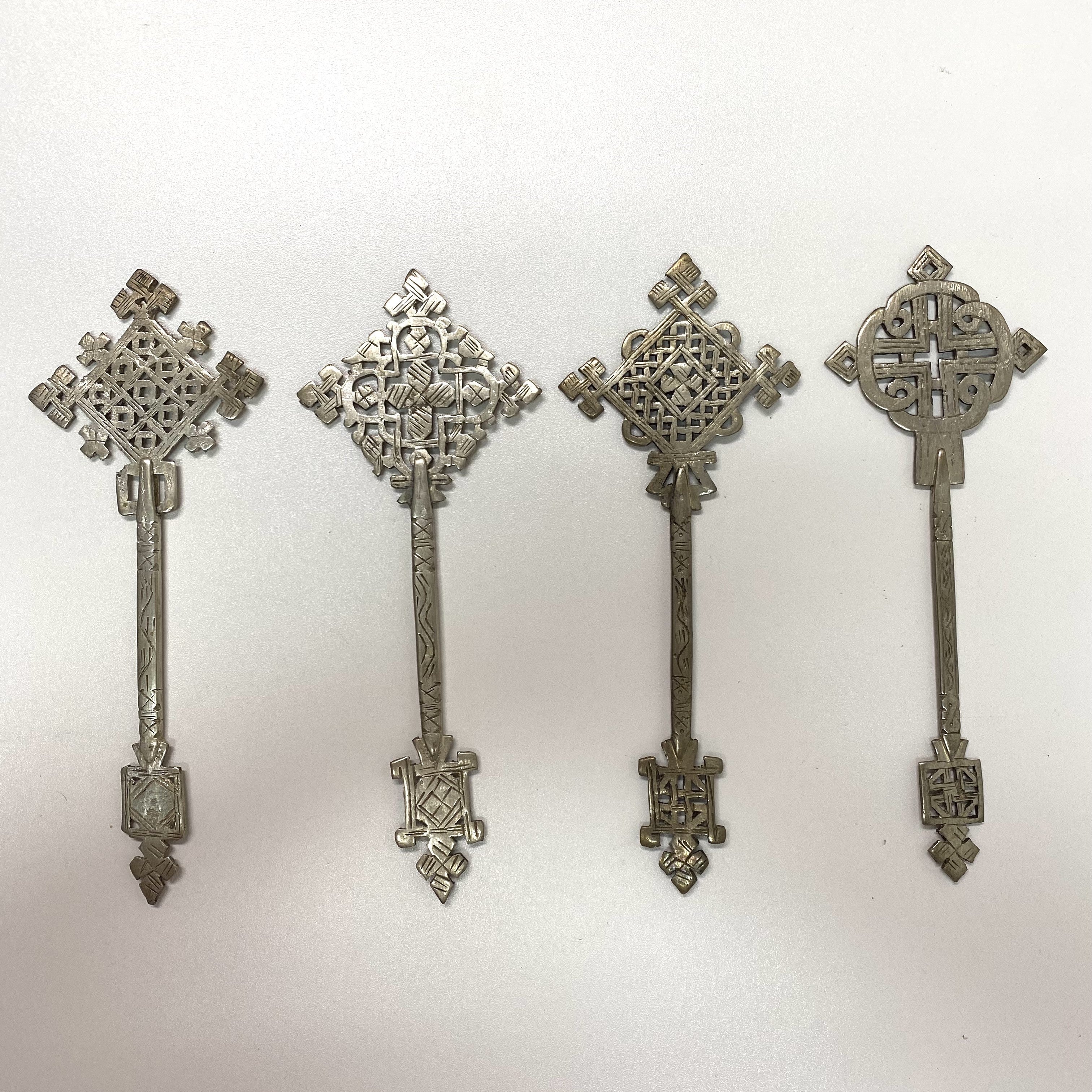 Ethiopian Cross in Silver - Small
