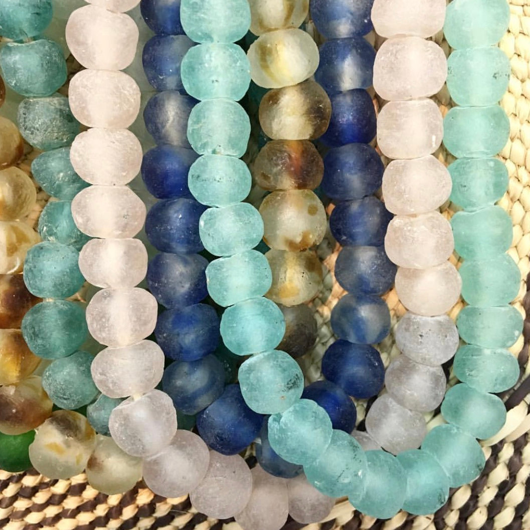 Ghana Glass Bead Necklace