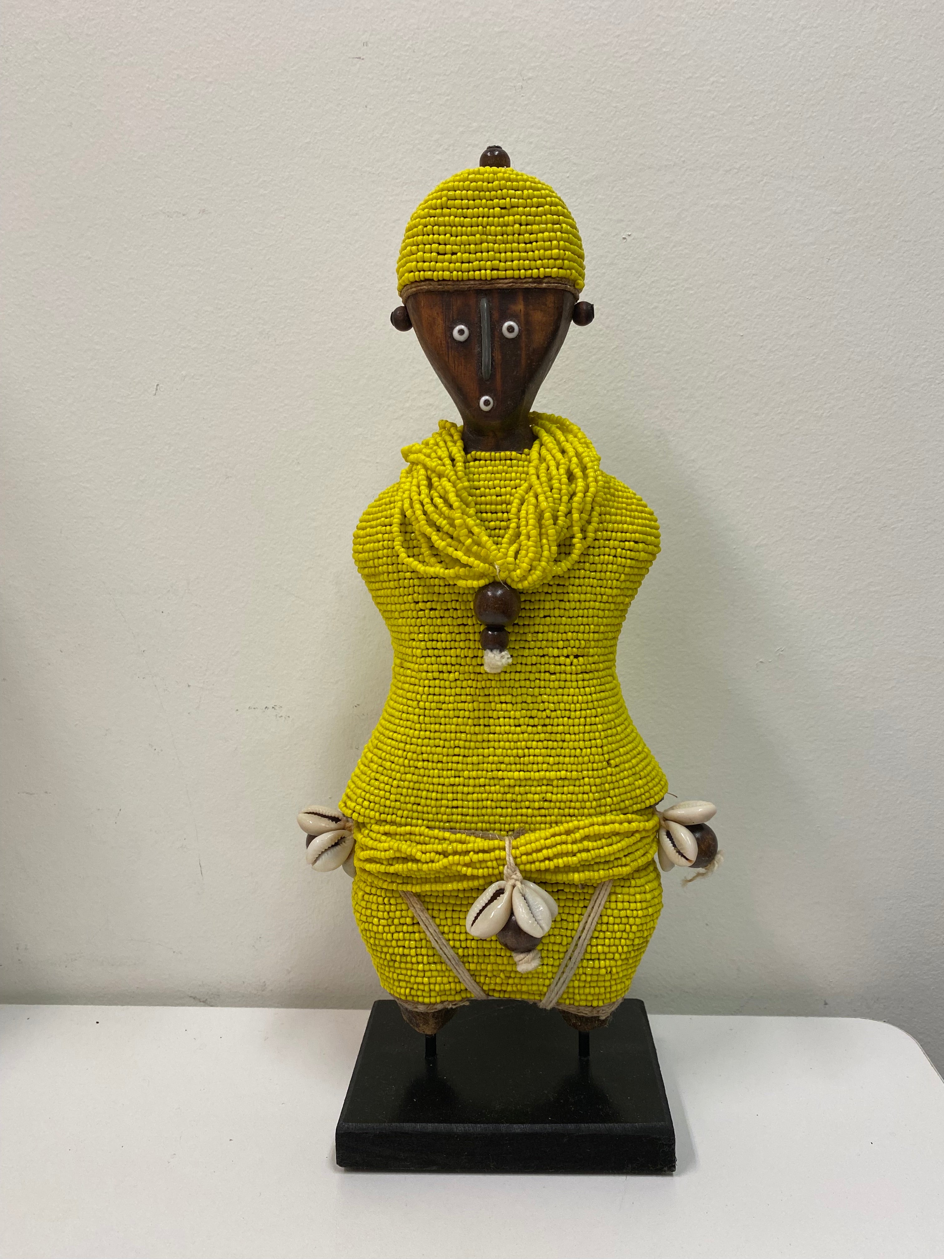 Ndamji Beaded Doll in Yellow