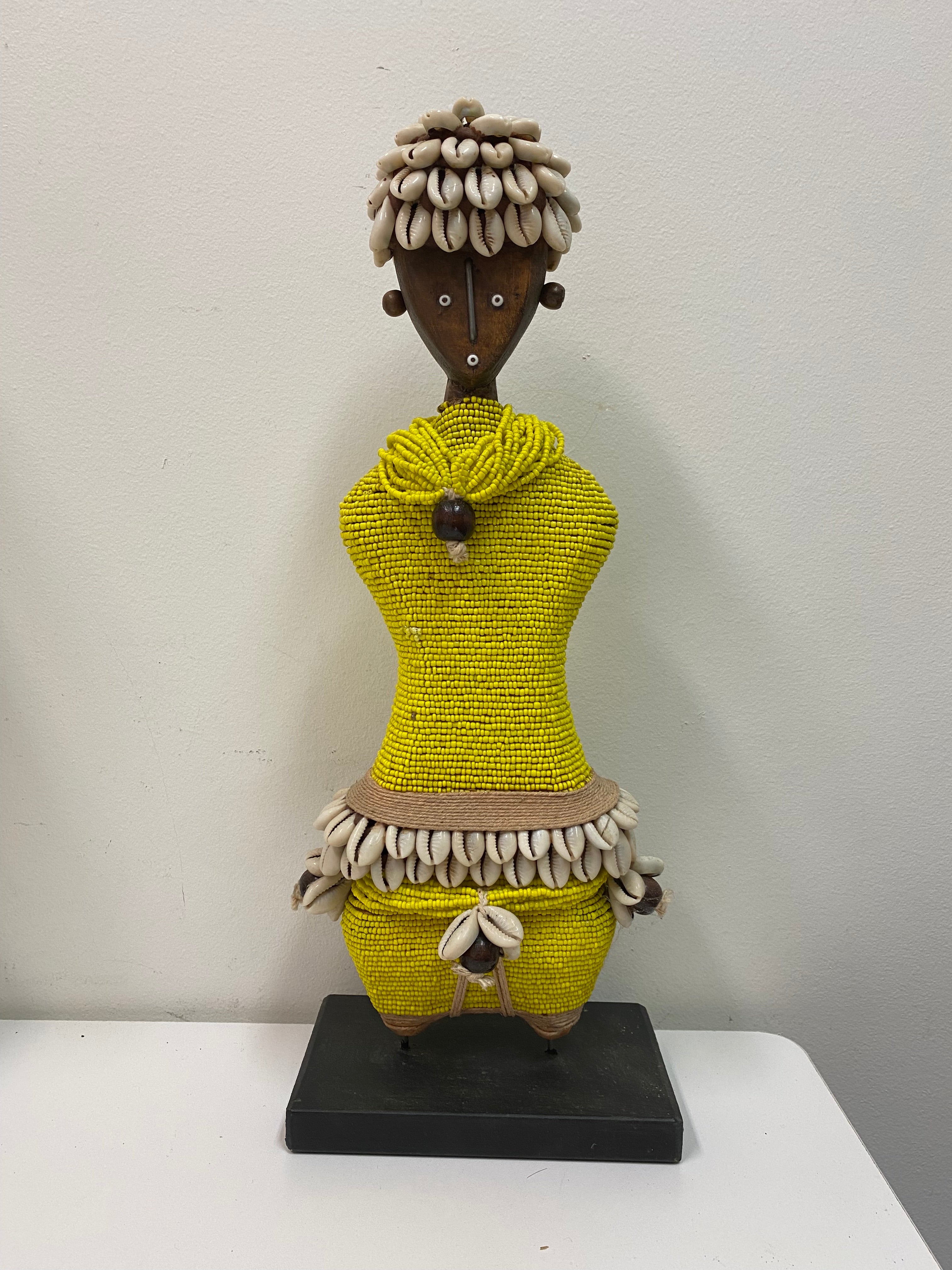 Ndamji Beaded Doll in Yellow
