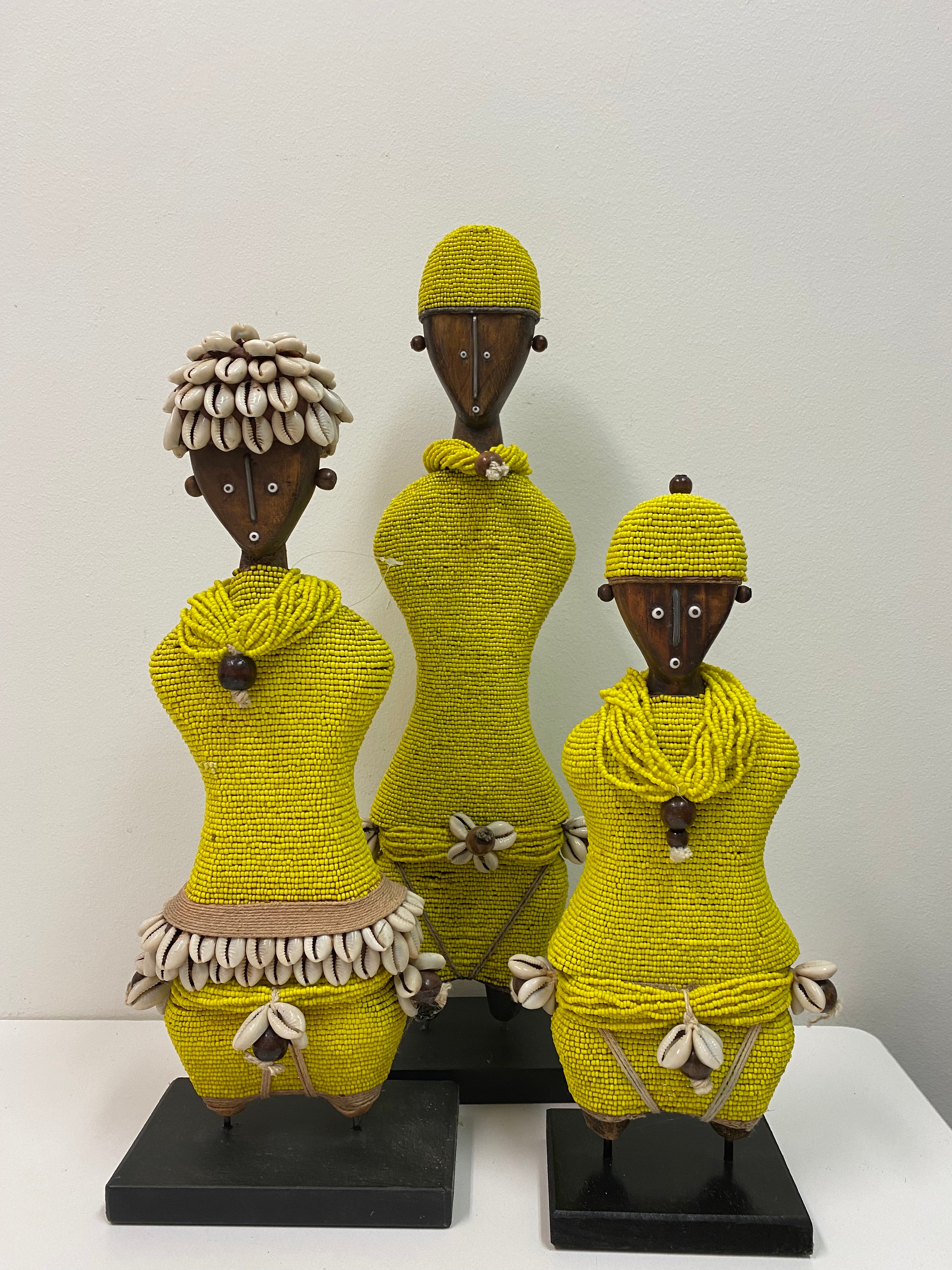Ndamji Beaded Doll in Yellow
