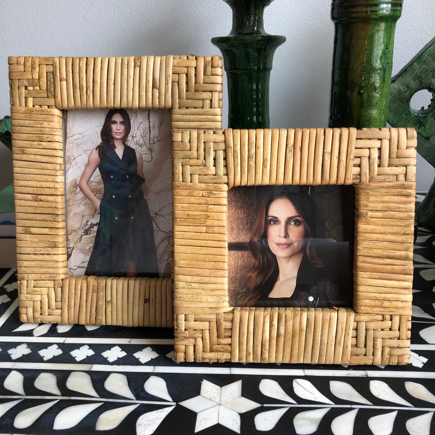 Roma Bone Rectangular Wall Mirror