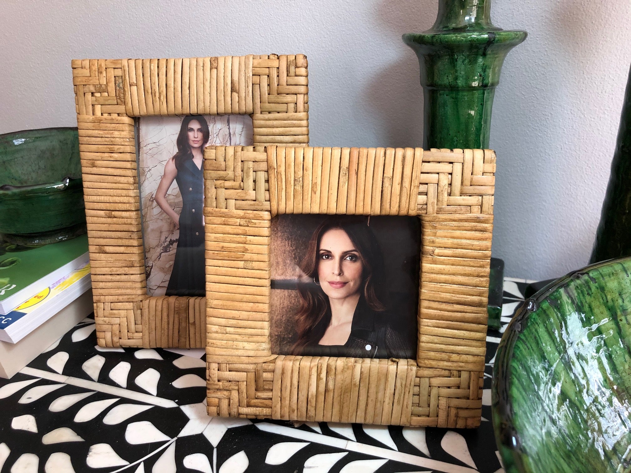 Roma Bone Rectangular Wall Mirror
