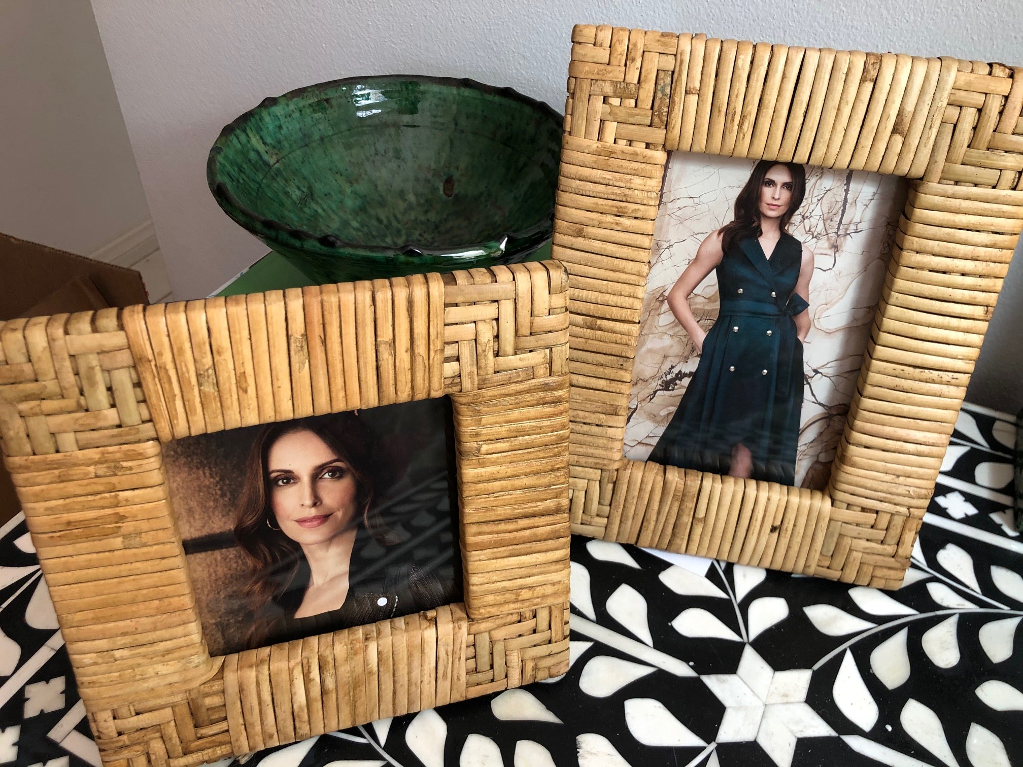 Roma Bone Rectangular Wall Mirror