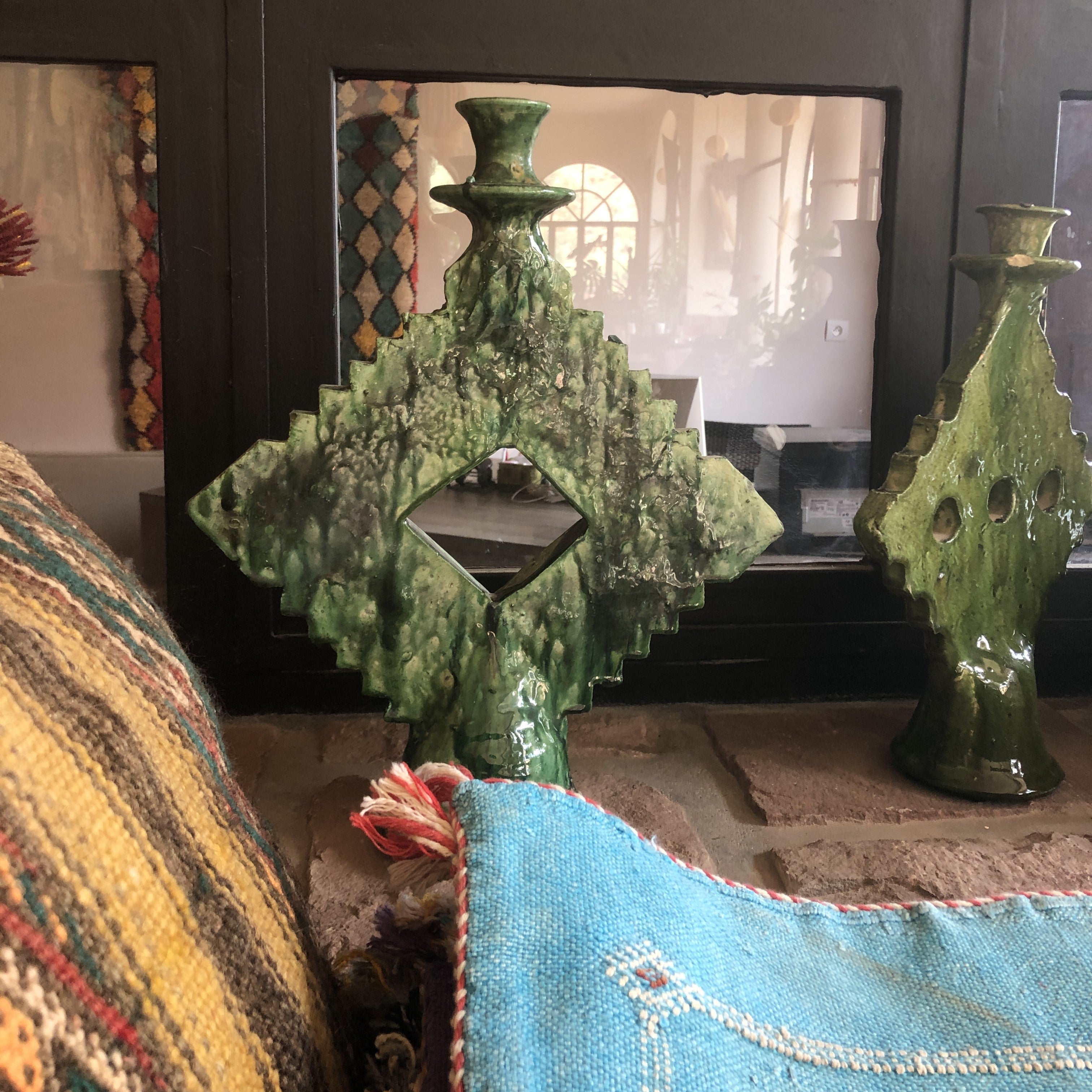 Tamegroute Traditional Desert Cross Candlestick
