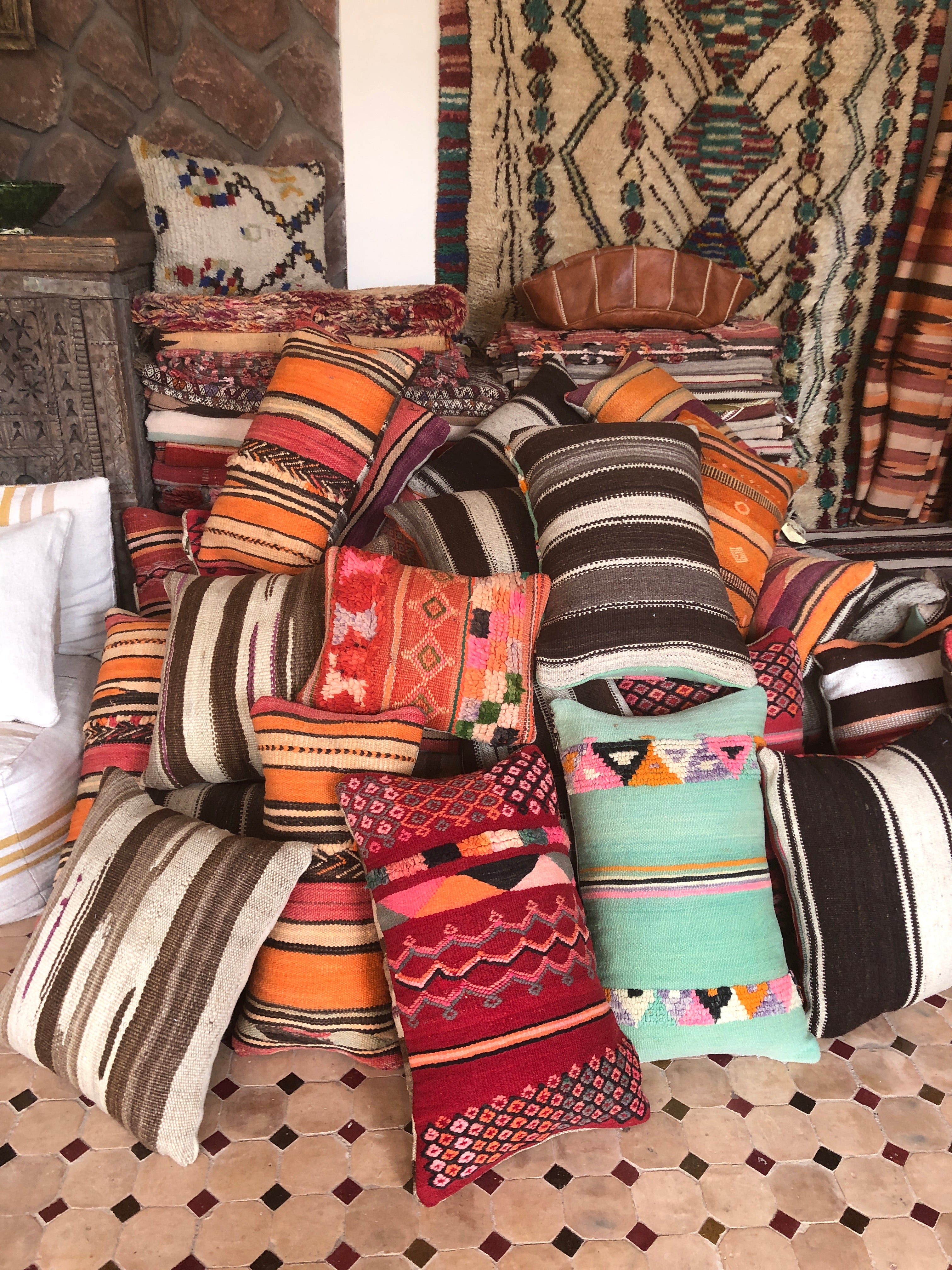 Moroccan Kilim Pillow Safi