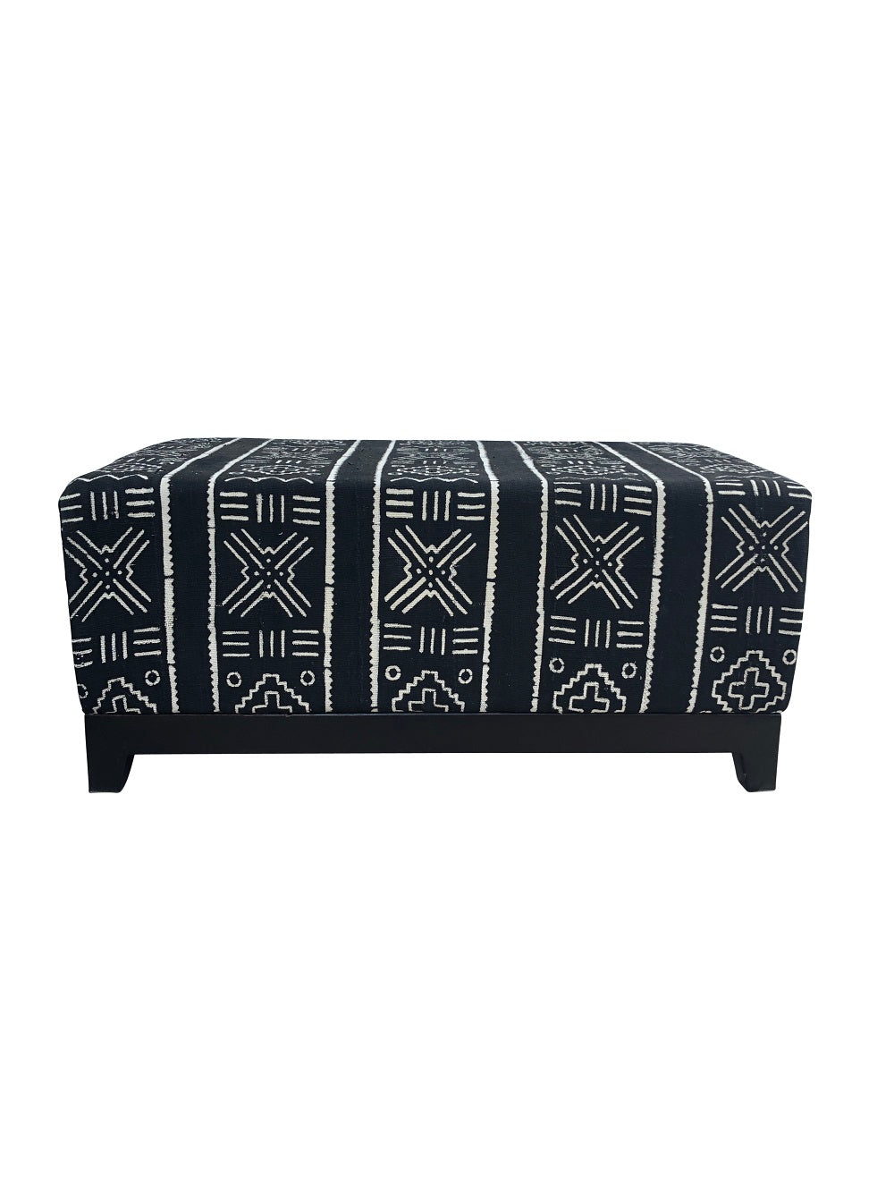 Mudcloth Ottoman