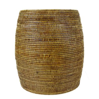 Rattan Drum Stool