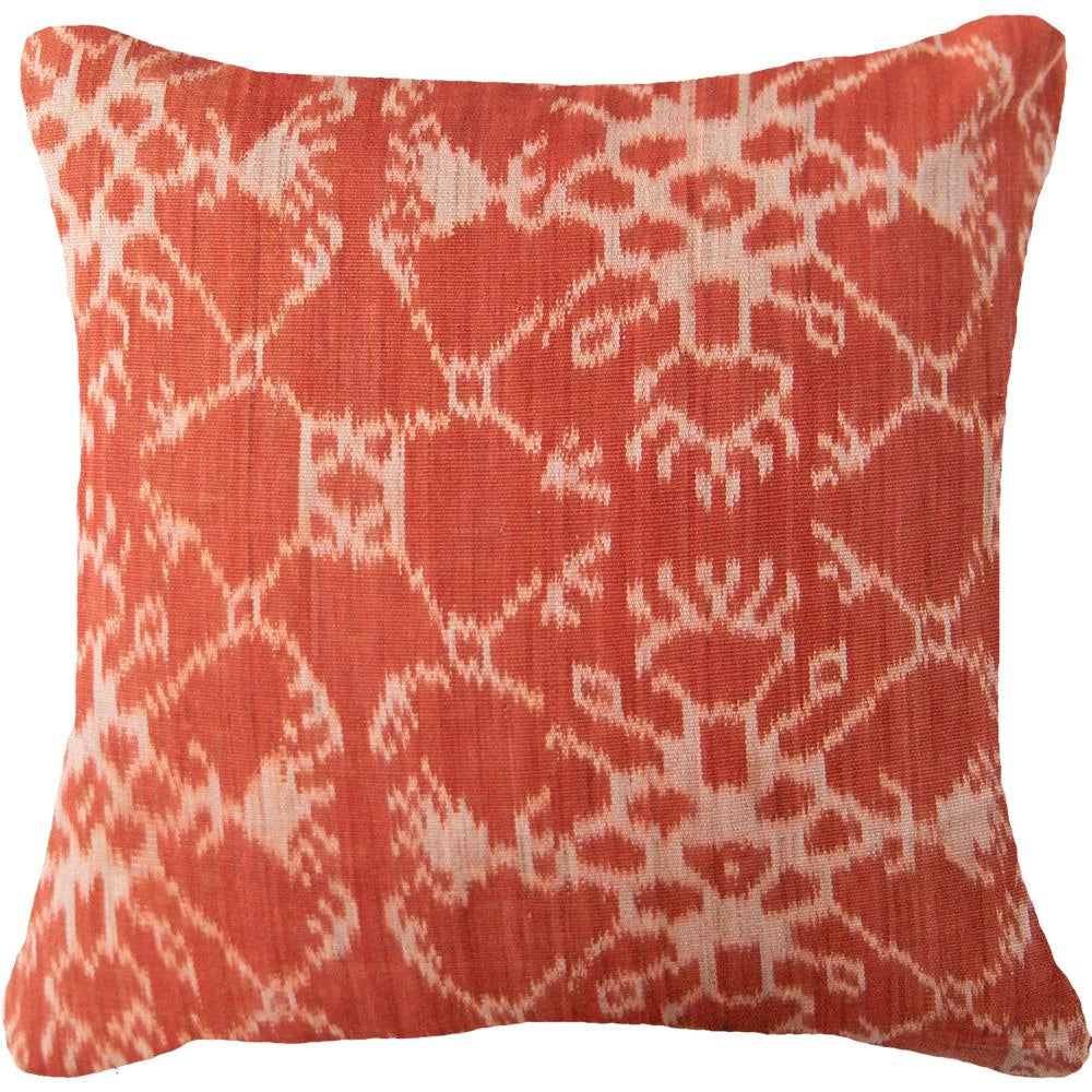 Ikat Morinda Coral Lounge Cushion