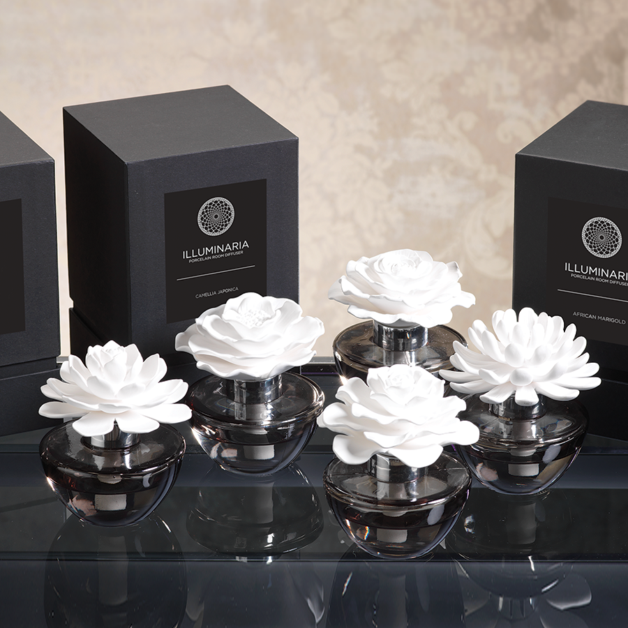 Illuminaria Porcelain Diffuser - Spanish Dahlia