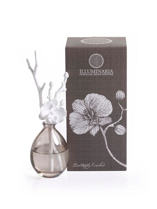 Illuminaria Porcelain Stem Diffuser - Butterfly Orchid