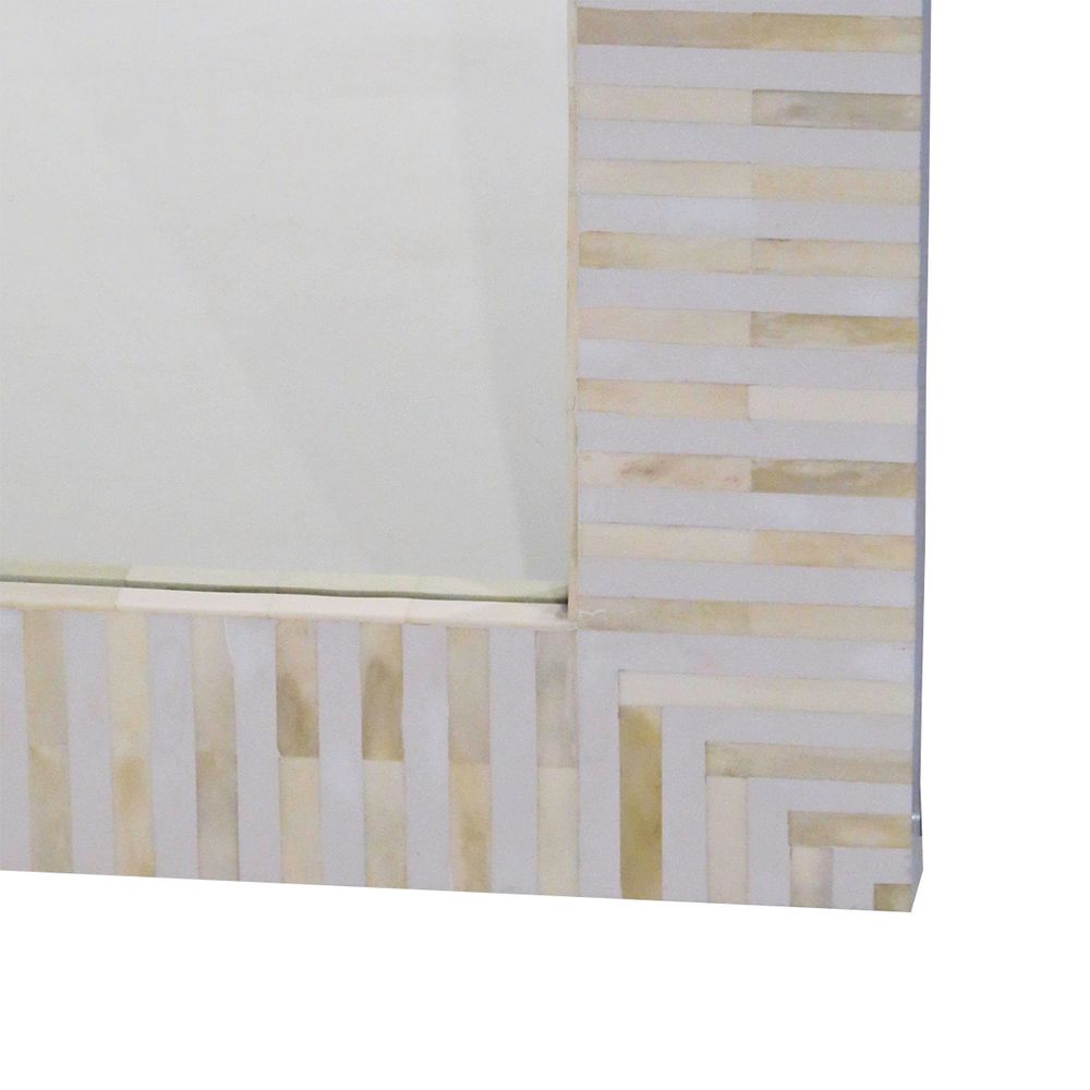 Indi Bone Inlay Wall Mirror in Natural