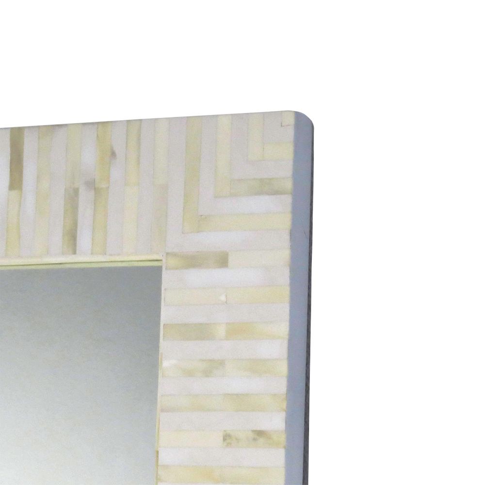 Indi Bone Inlay Wall Mirror in Natural