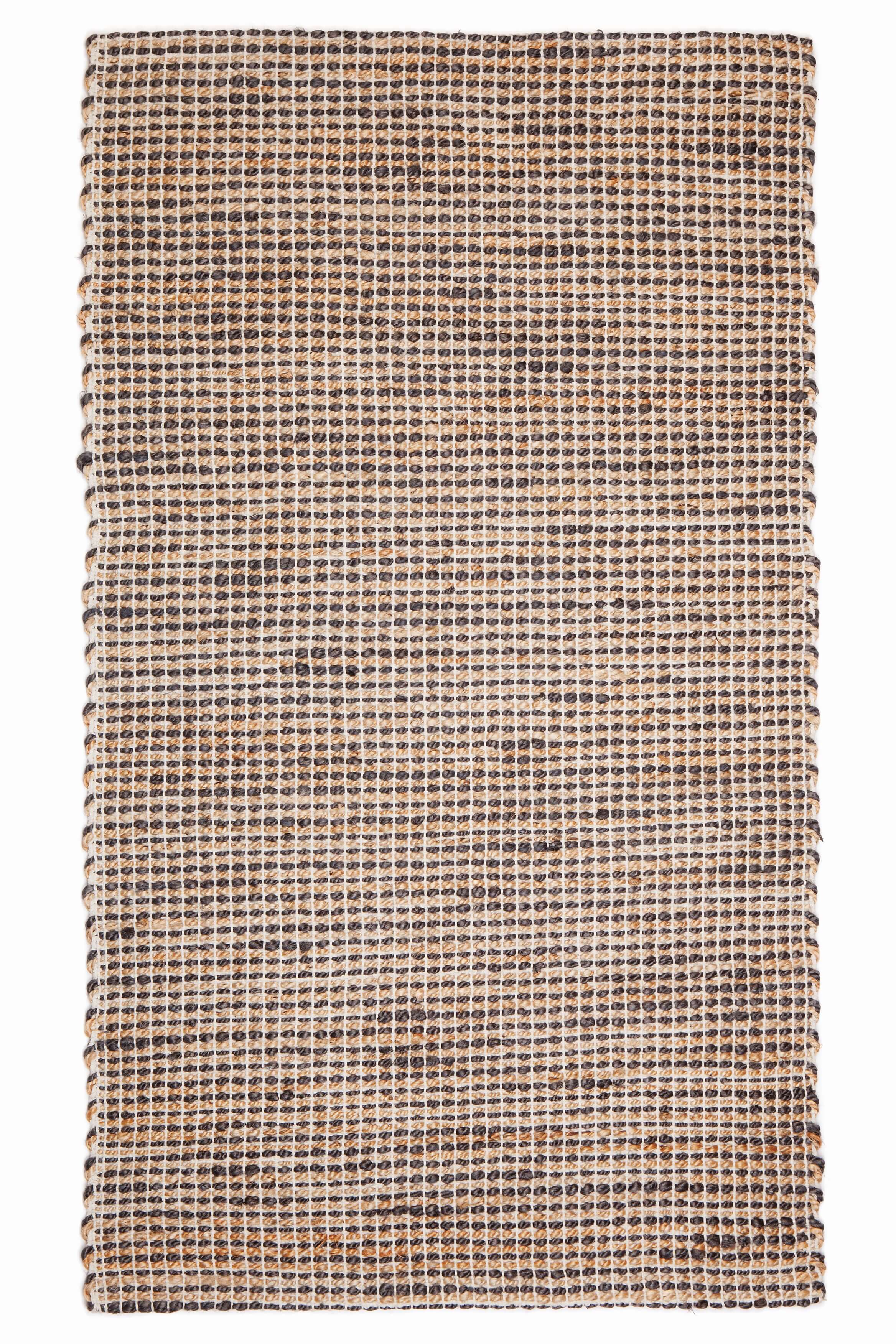 Iris Deep Grey Jute Rug