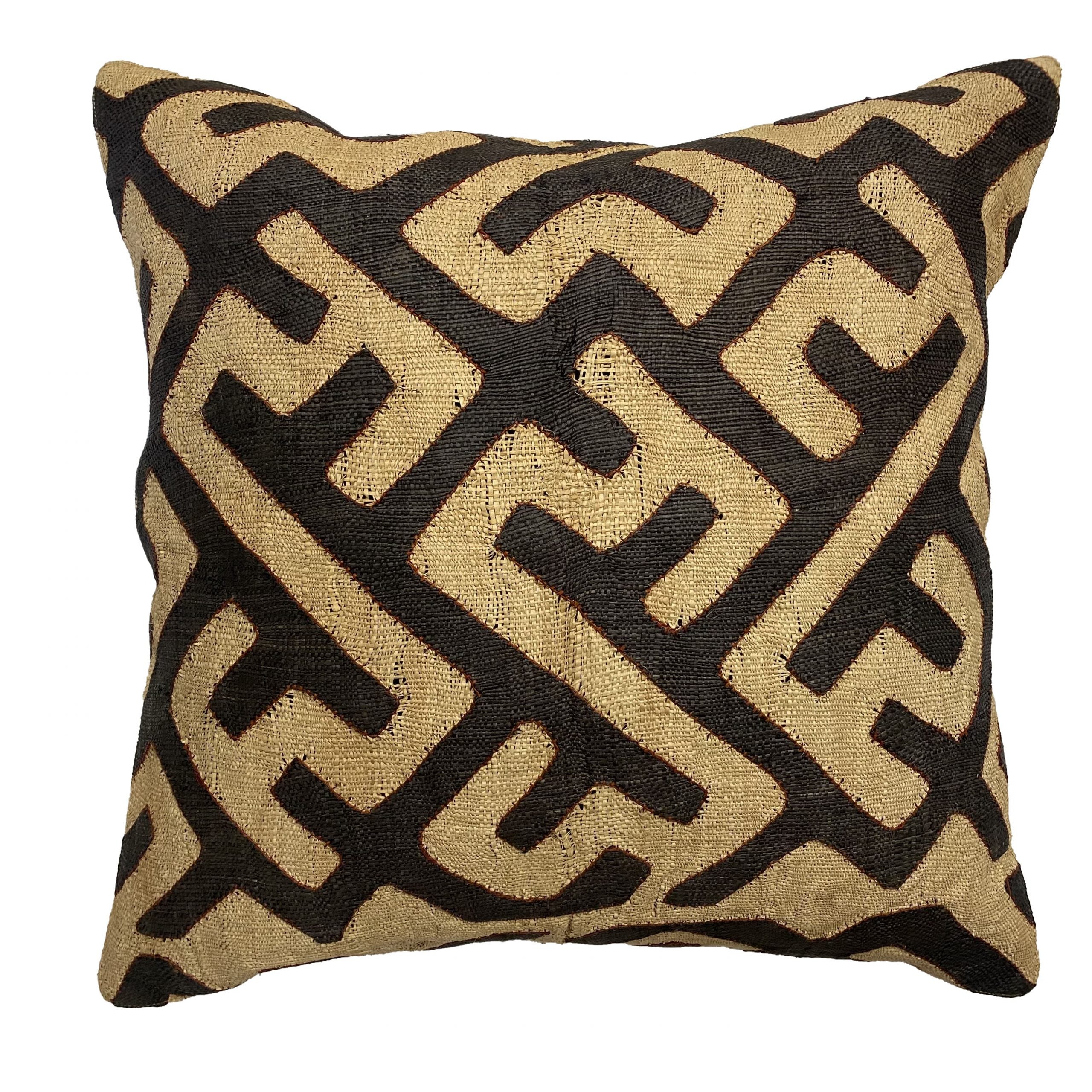 Authentic Kuba Cloth Cushion