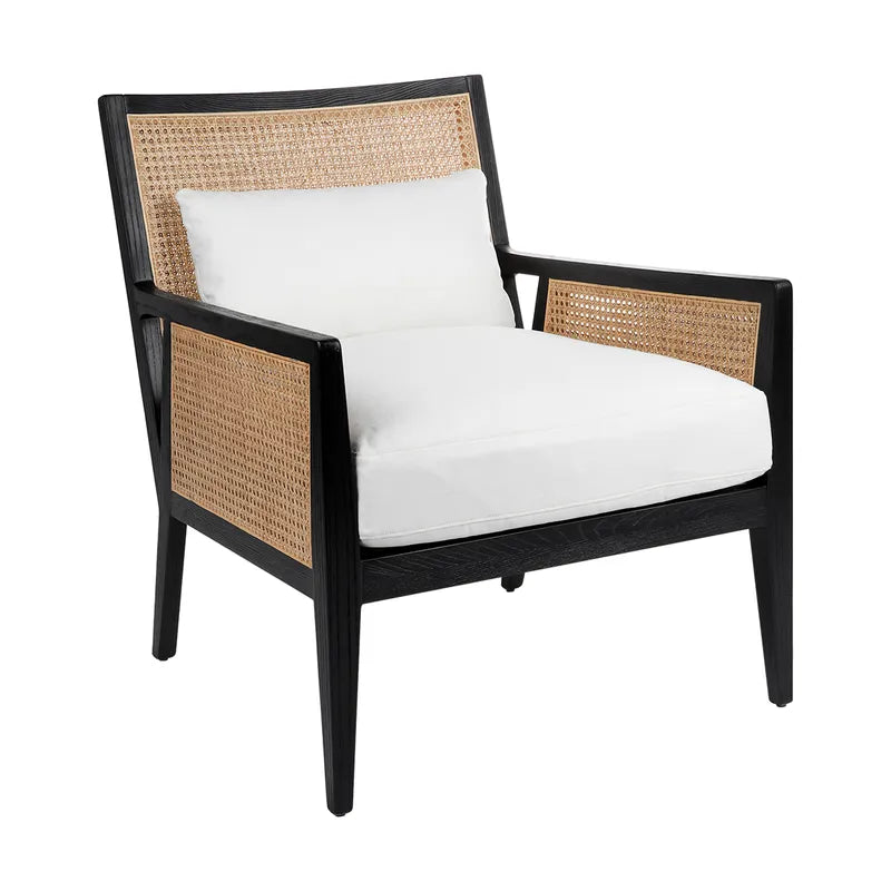 Kane Black Rattan Arm Chair