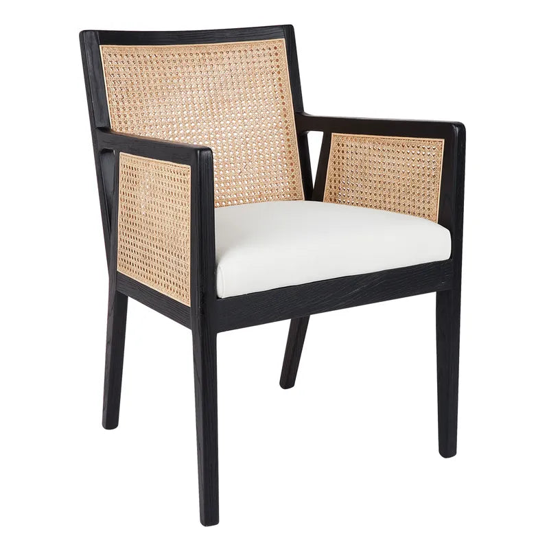 Kane Black Rattan Carver Chair