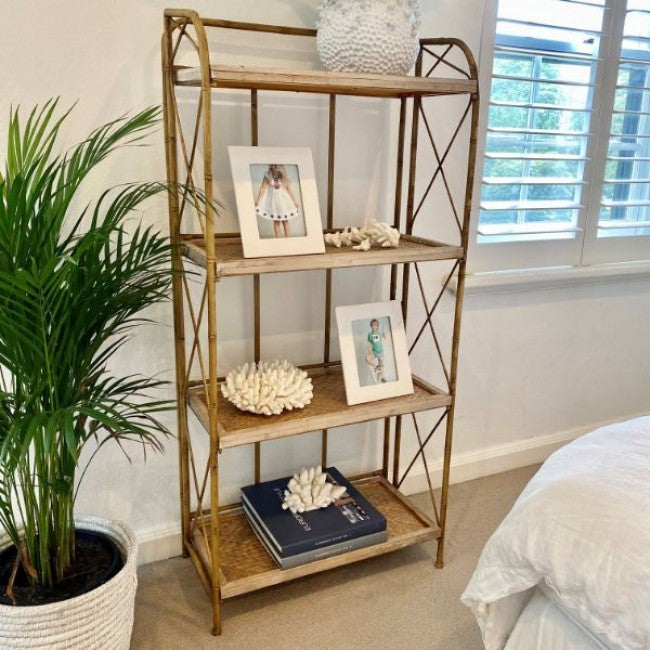 Kanada Natural Tall Shelving Unit