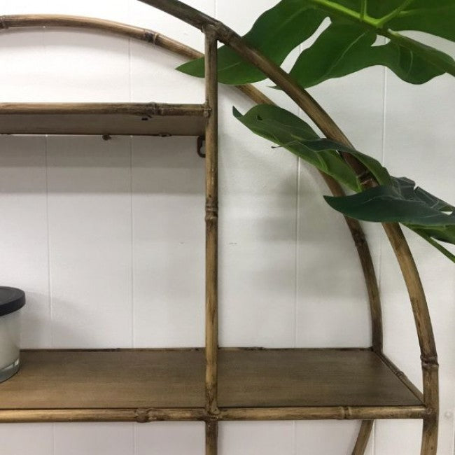 Kanada Round Shelf in Natural