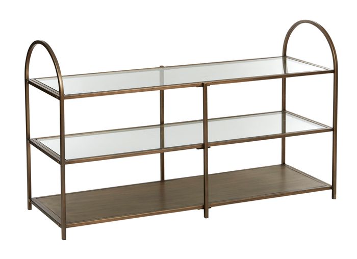 Kent Metal Shelves in Gold