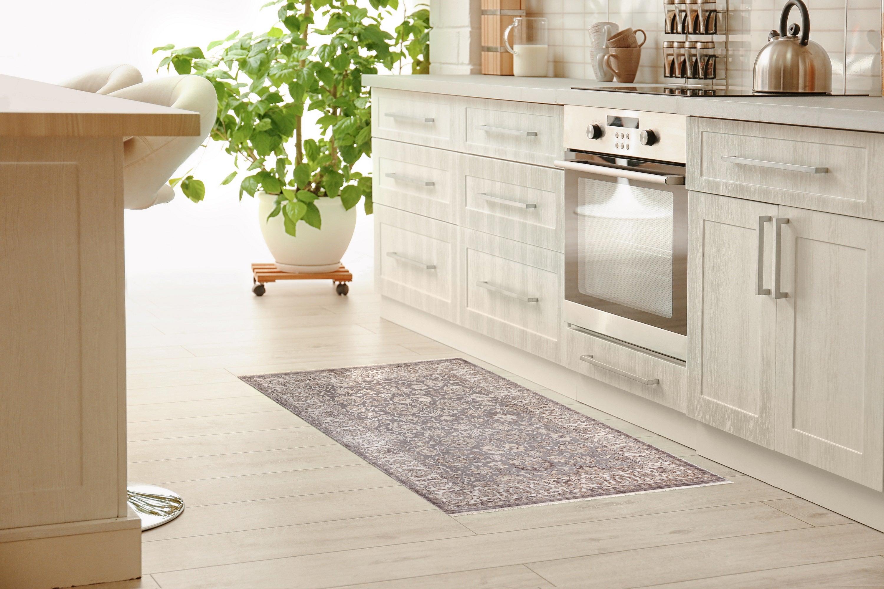 Khed Grey Indoor Rug