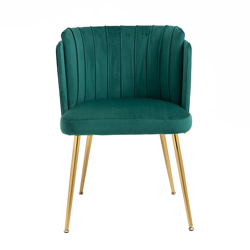 Kiama Dining Chair in Juniper Velvet - Set of Two