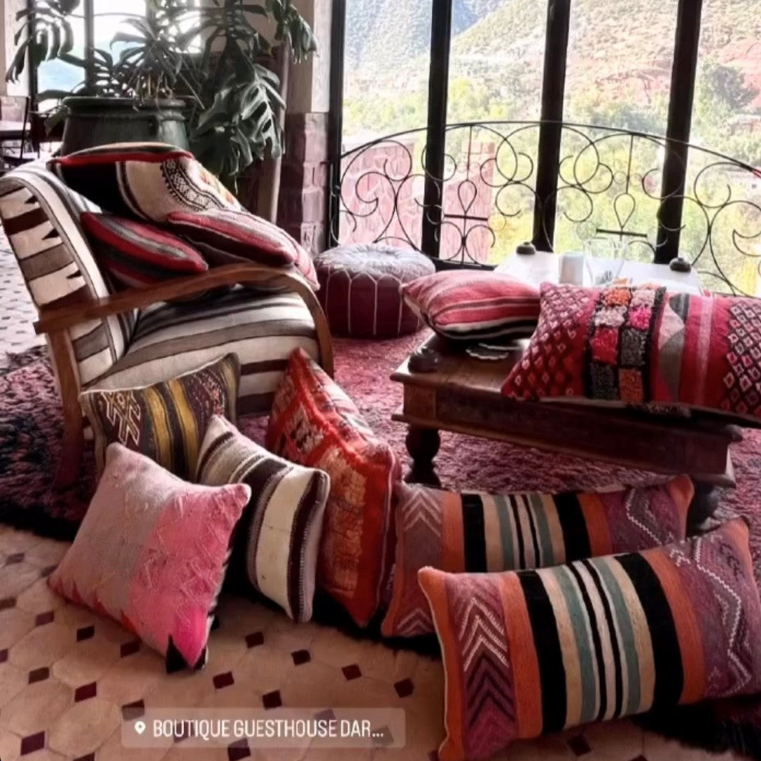 Moroccan Kilim Pillow Oujad