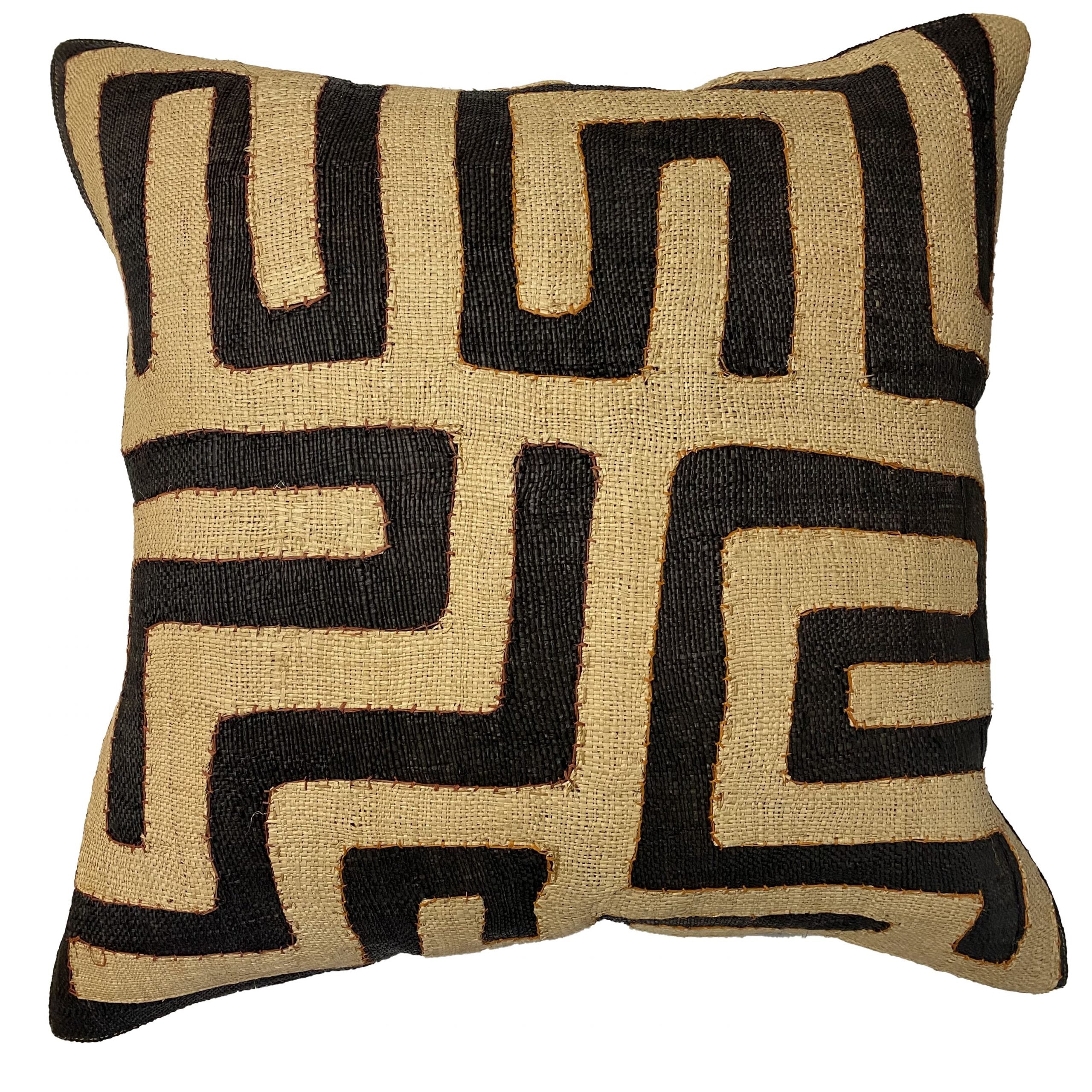 Authentic Kuba Cloth Cushion