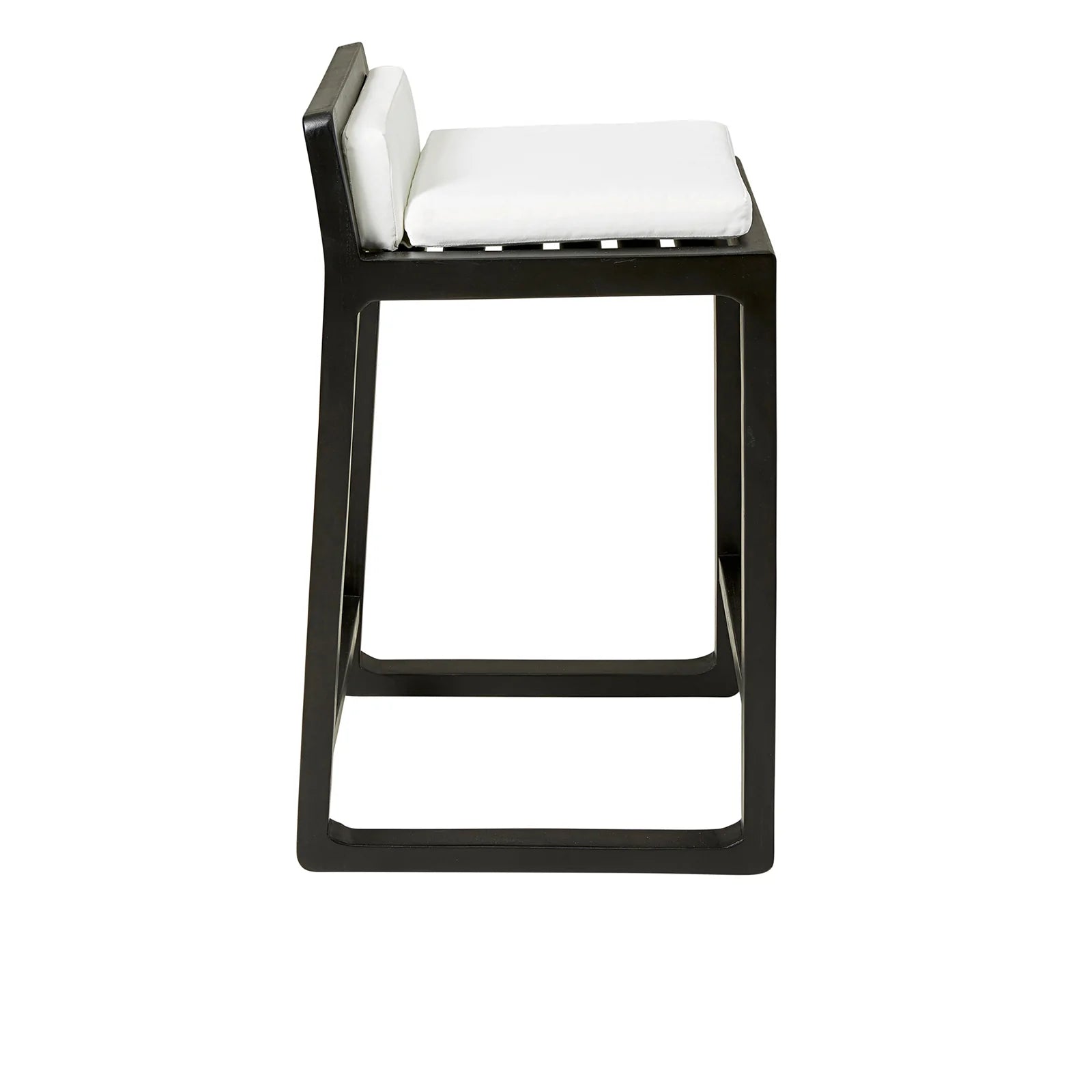 Balmoral Teak Outdoor Bar Stool in Black