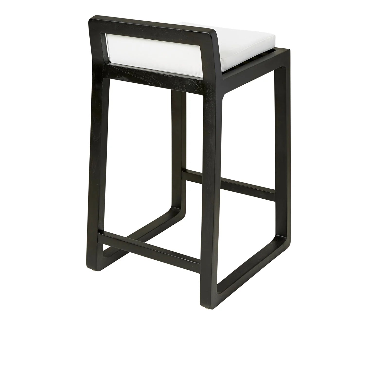 Balmoral Teak Outdoor Bar Stool in Black