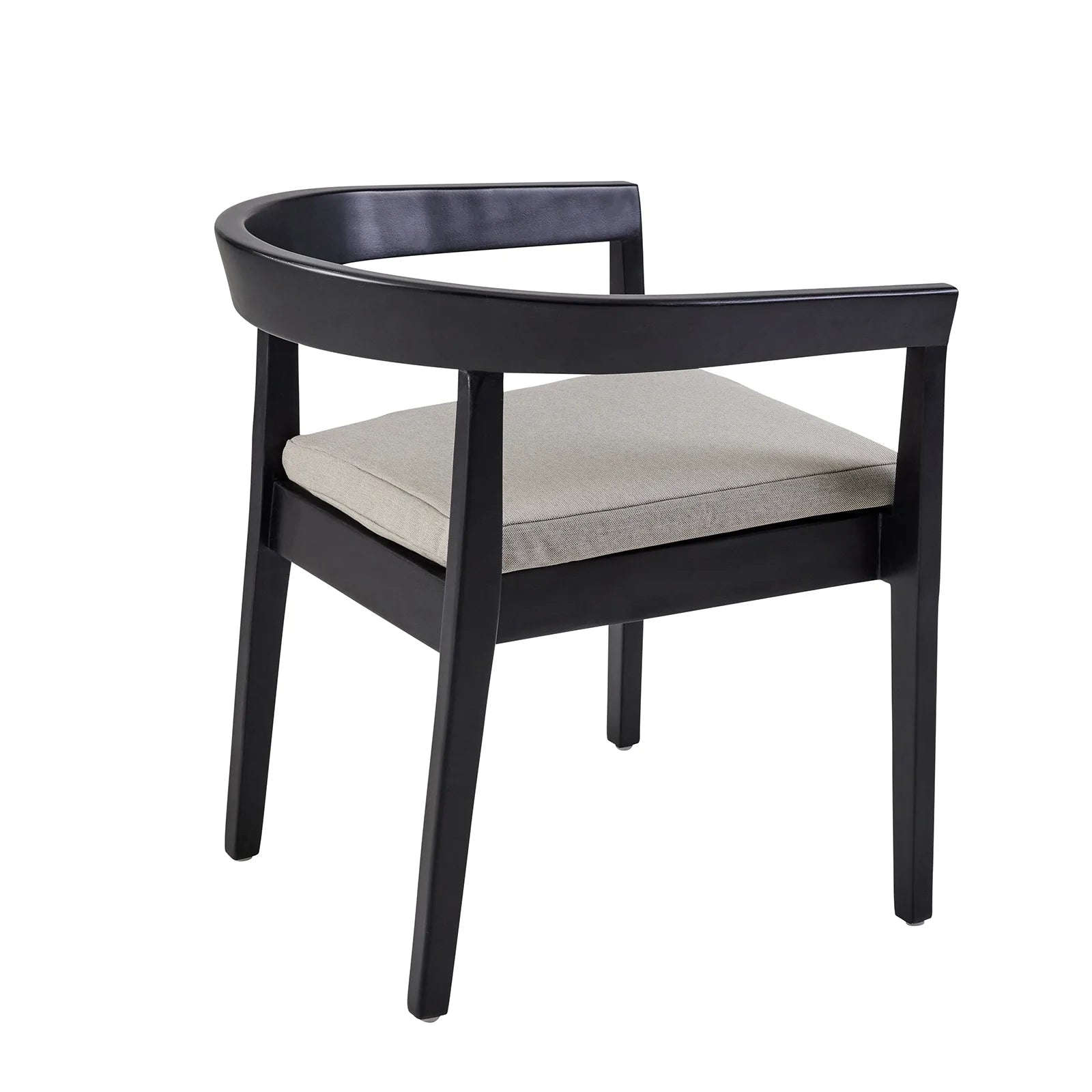 Lombok Outdoor Dining Chair in Black