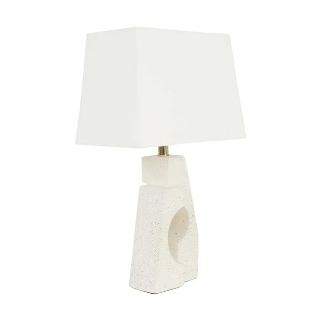 Pali Bone Inlay Geometric Side Table in Blue