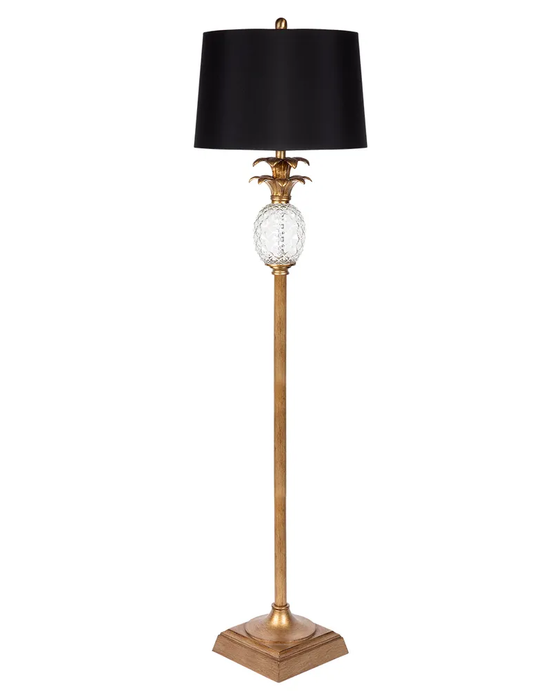 Langley Floor Lamp in Antique Gold