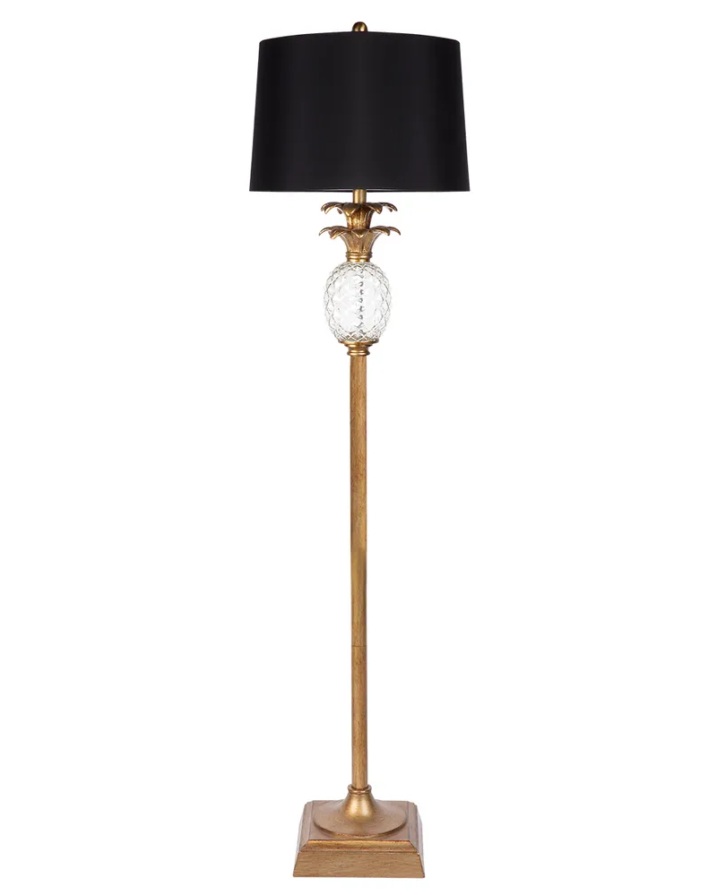 Langley Floor Lamp in Antique Gold