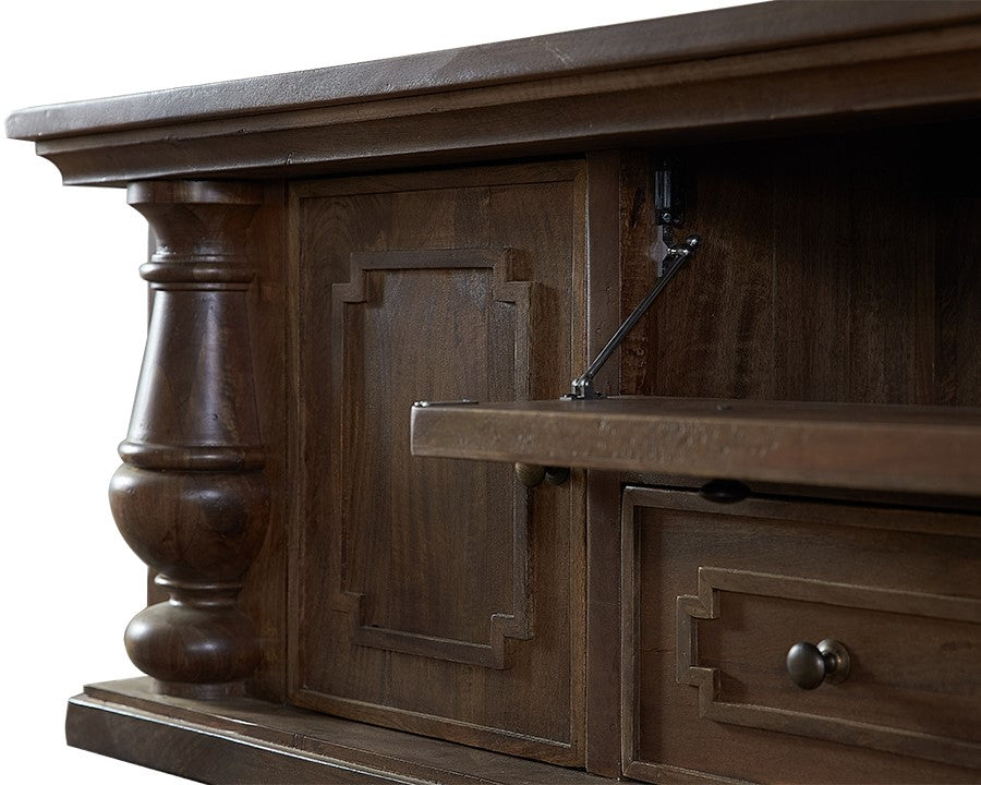 Laurent Entertainment Unit in Walnut Grey